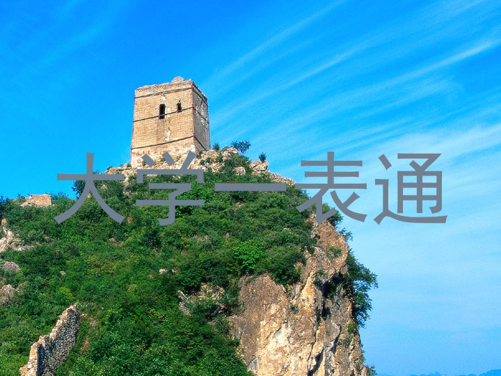 大学一表通
