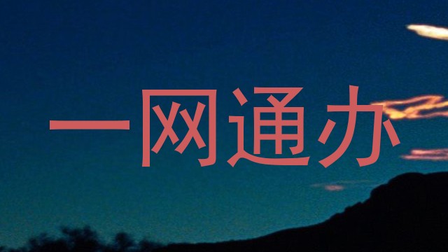 一网通办