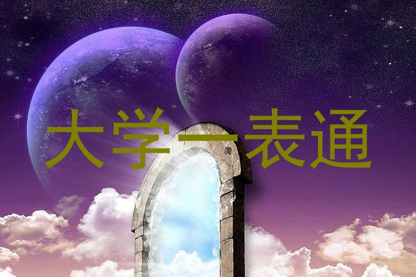 大学一表通