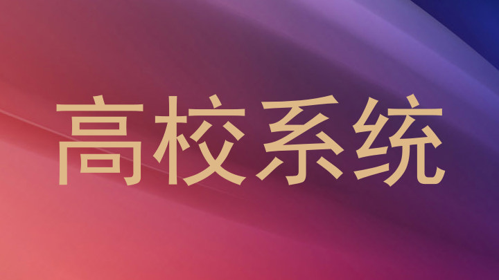高校系统