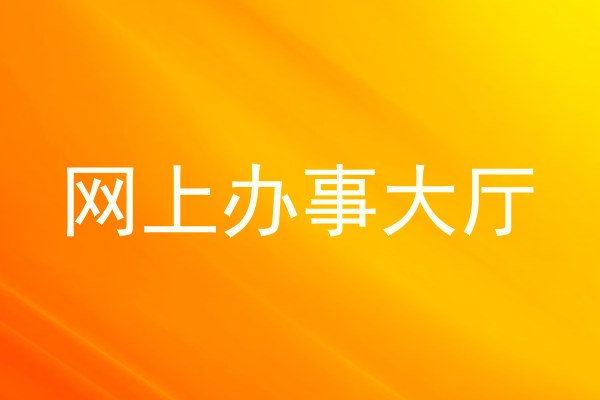 网上办事大厅