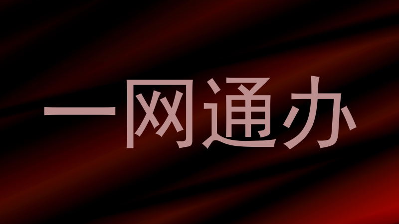 一网通办