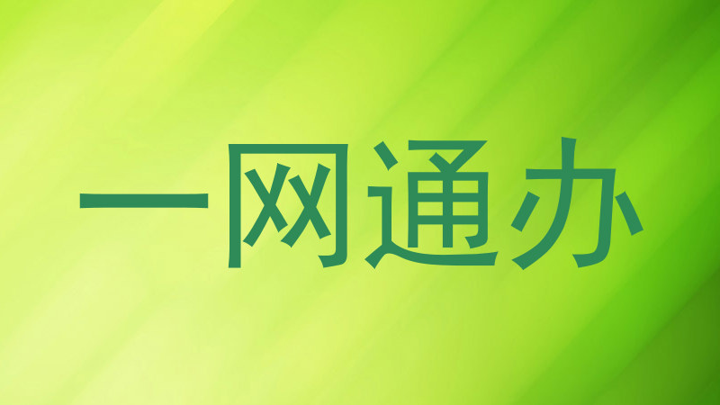 一网通办