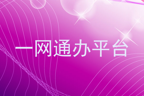 一网通办平台