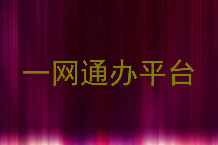 一网通办平台