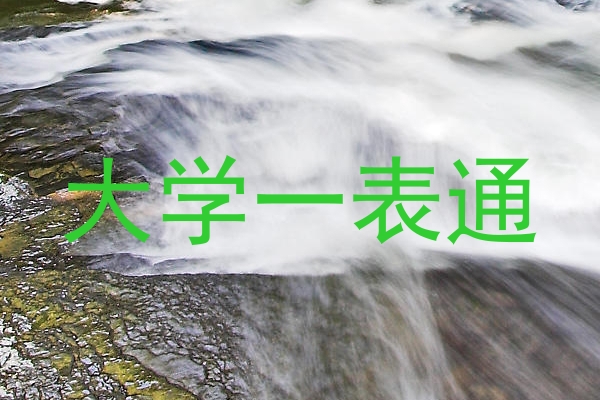 大学一表通