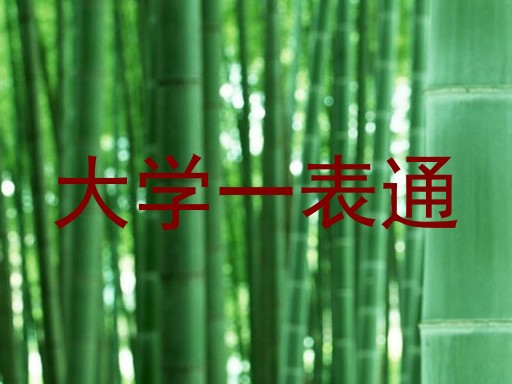 大学一表通
