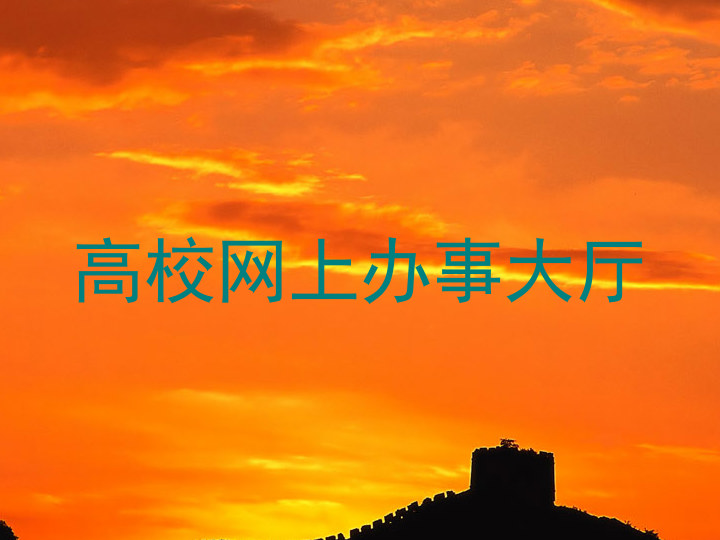 高校网上办事大厅