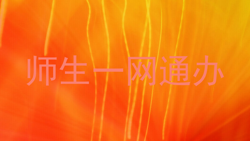 师生一网通办