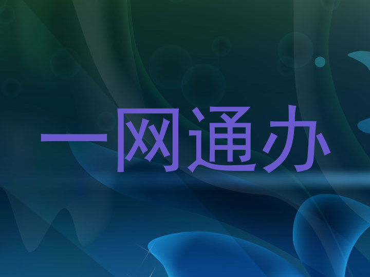 一网通办