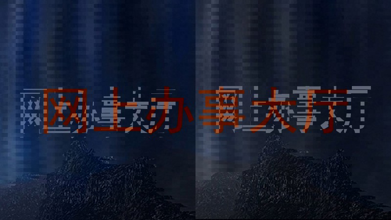 网上办事大厅