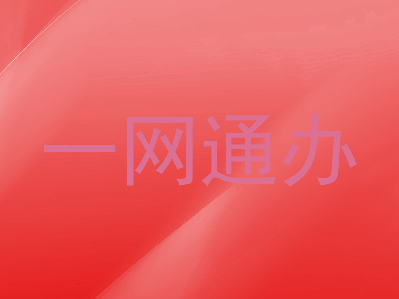 一网通办