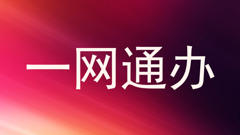 一网通办