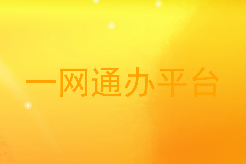 一网通办平台
