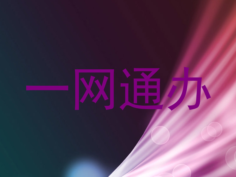 一网通办