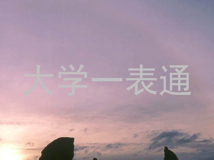 大学一表通