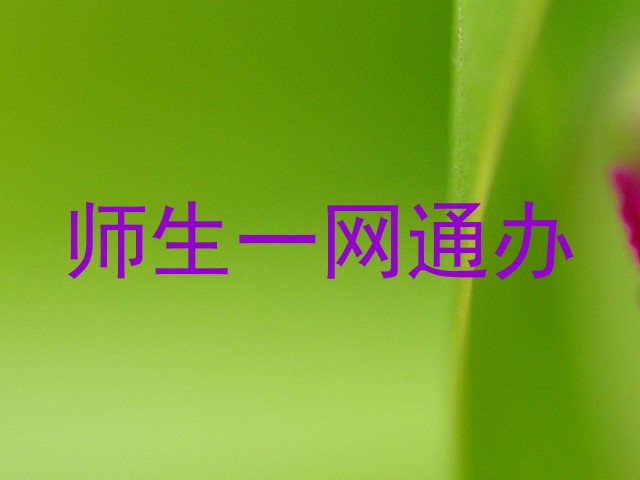 师生一网通办
