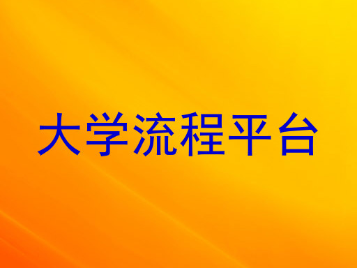 大学流程平台