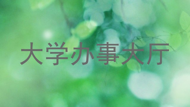 大学办事大厅
