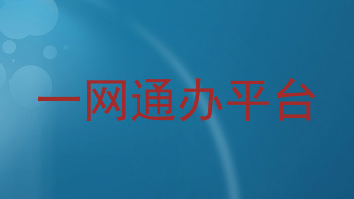 一网通办