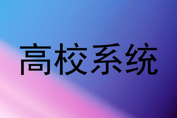 高校系统