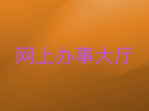 网上办事大厅