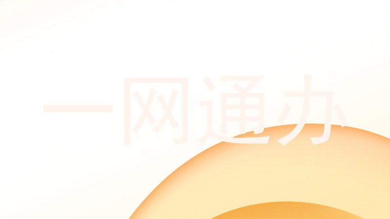 一网通办