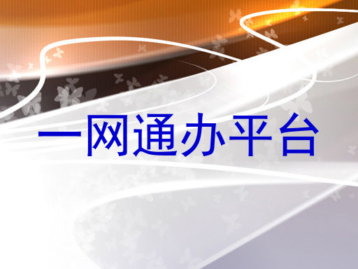 一网通办平台