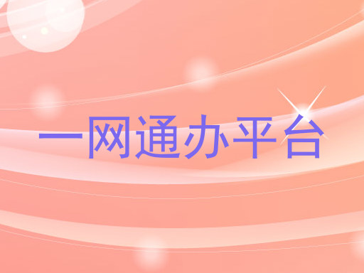 一网通办平台