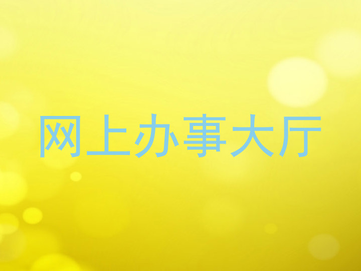网上办事大厅