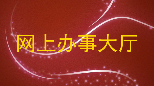 网上办事大厅