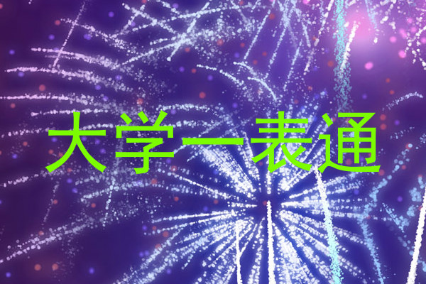 大学一表通