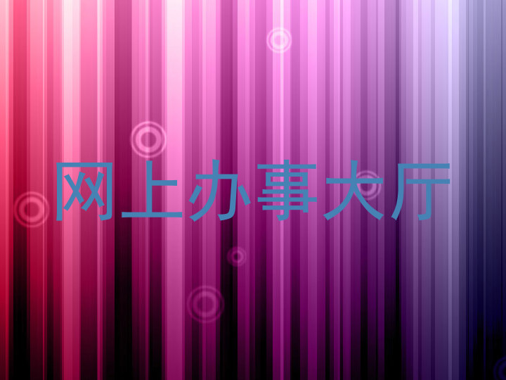 网上办事大厅