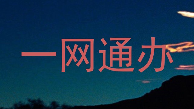 一网通办