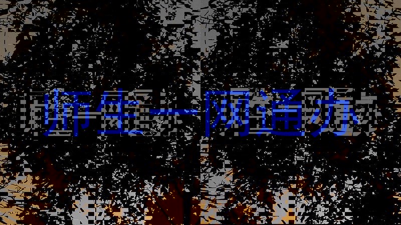 师生一网通办