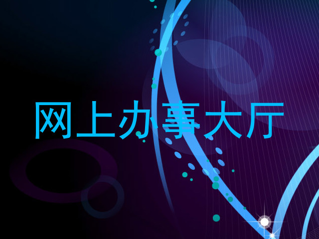 网上办事大厅