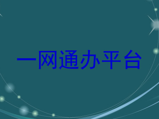 一网通办平台