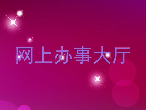 网上办事大厅