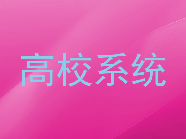 高校系统