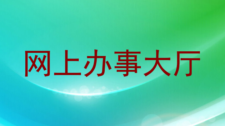 网上办事大厅