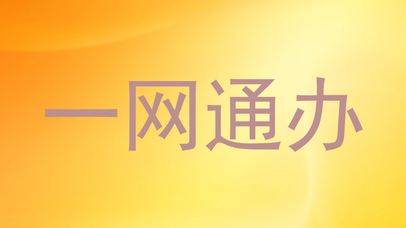 一网通办