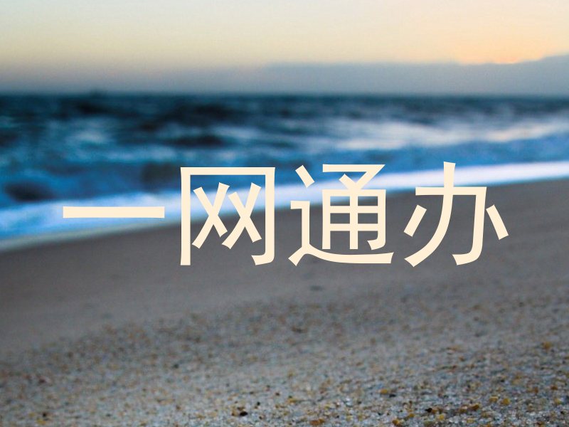 一网通办