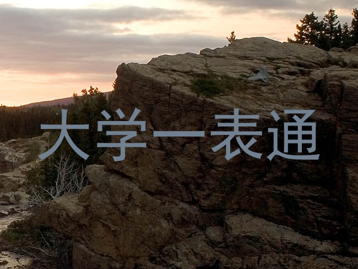 大学一表通