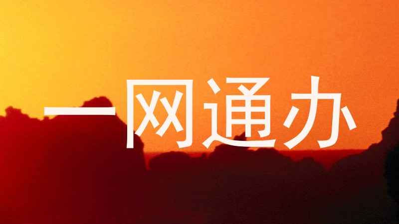一网通办