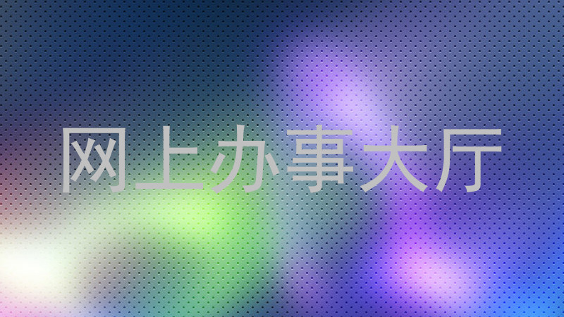 网上办事大厅