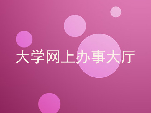 大学网上办事大厅