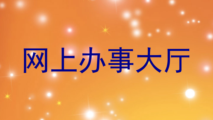 网上办事大厅