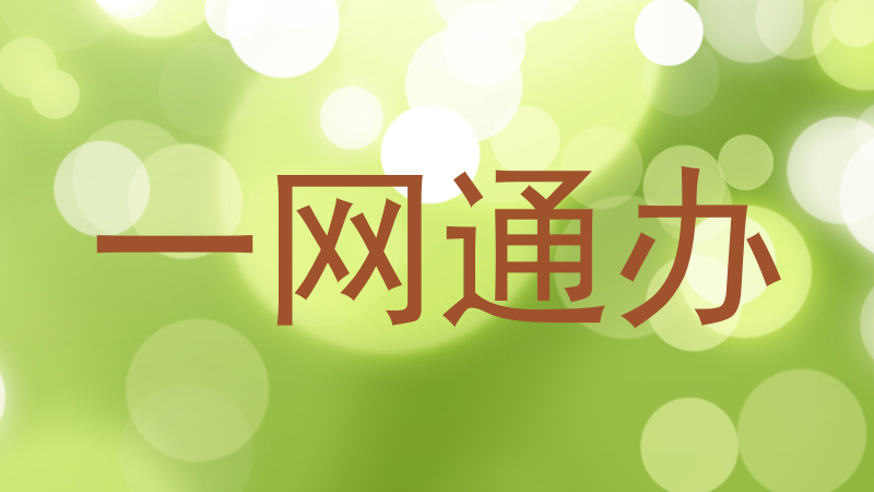 一网通办