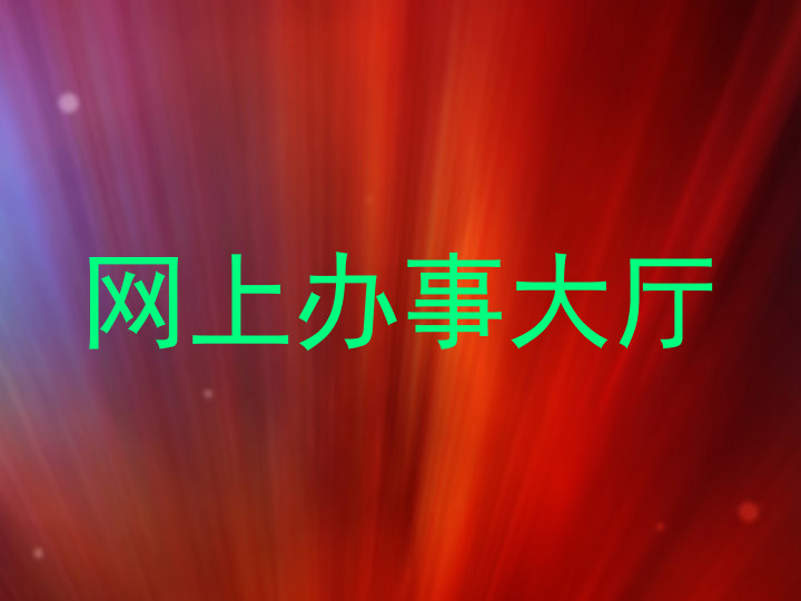 网上办事大厅