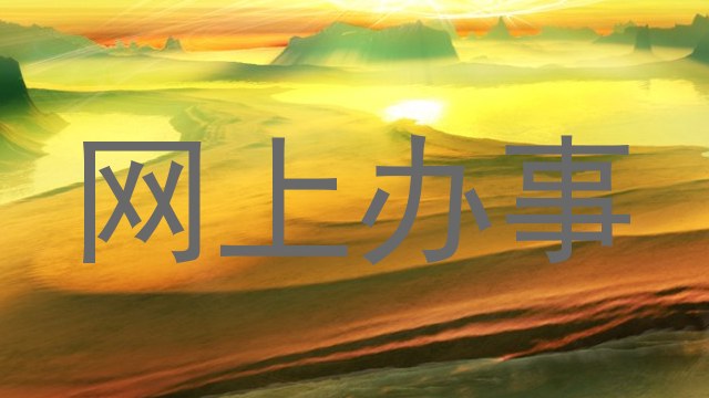网上办事